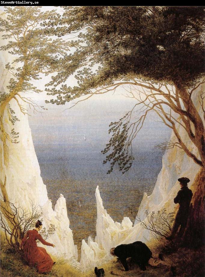Caspar David Friedrich Chalk Cliffs on Rugen